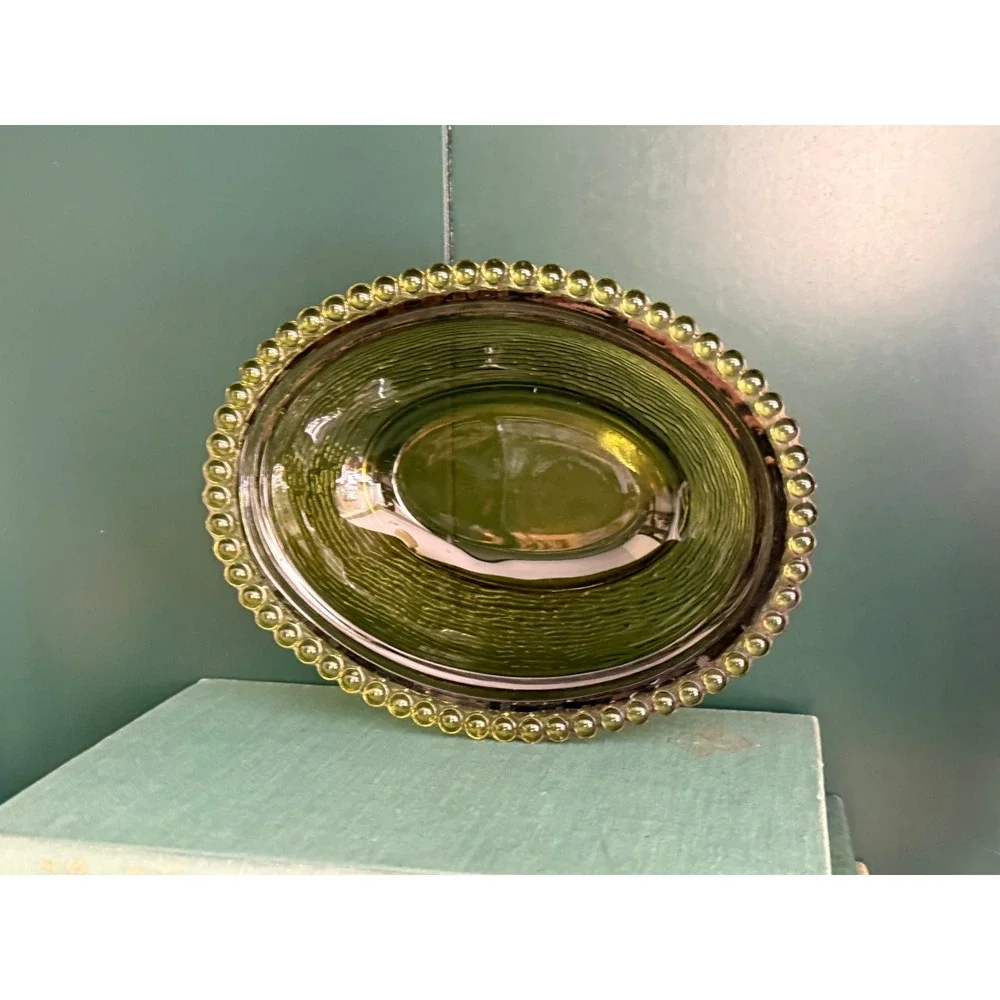 Indiana Glass Hen on Nest Covered Dish | Vintage Chicken Candy Dish |